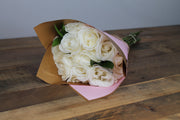 Classic White Rose Bouquet