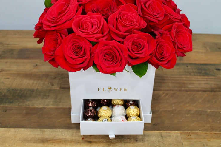 Flower Power Hat Box w/ Chocolates