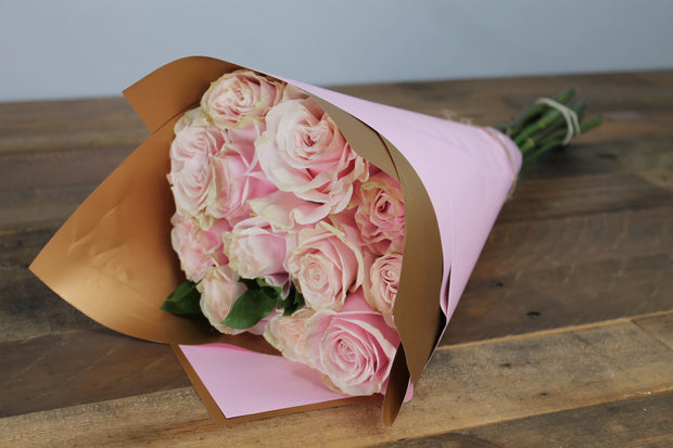 Classic Pink Rose Bouquet